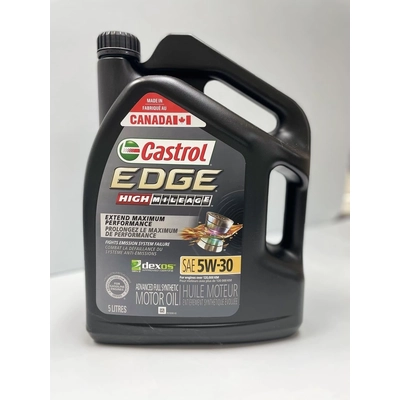 CASTROL - 020333A - Synthetic Engine Oil Edge High Mileage 5W30 , 5L pa3