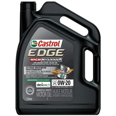 Edge High Mileage 0W20 , 5L - 020373A - CASTROL Synthetic Engine Oil pa3