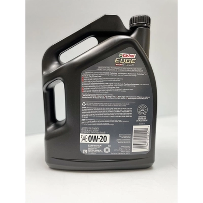 Edge High Mileage 0W20 , 5L - 020373A - CASTROL Synthetic Huile moteur pa8