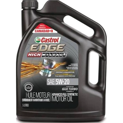 CASTROL Synthetic Engine Oil Edge High Mileage 5W20 , 5L (Pack of 3) - 020393A pa1