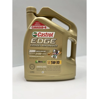 CASTROL Synthetic Engine Oil Edge Extended Performance 5W30 , 5L (Pack of 3) - 020613A - UNIVERSAL FIT pa2