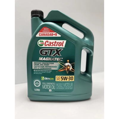CASTROL - 022113A - Synthetic Engine Oil GTX Magnatec 5W30 , 5L (Pack of 3) pa3
