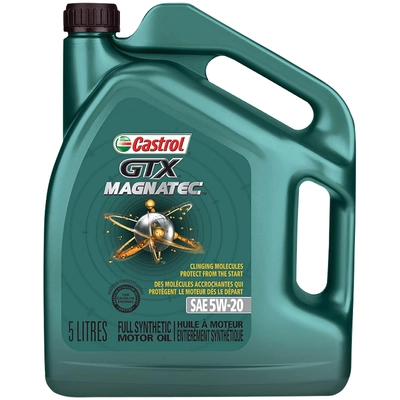 CASTROL Synthetic Engine Oil GTX Magnatec 5W20 , 5L (Pack of 3) - 022153A pa1