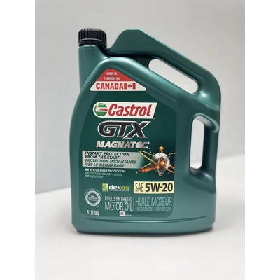 CASTROL Synthetic Huile moteur GTX Magnatec 5W20 , 5L (Pack of 3) - 022153A pa4