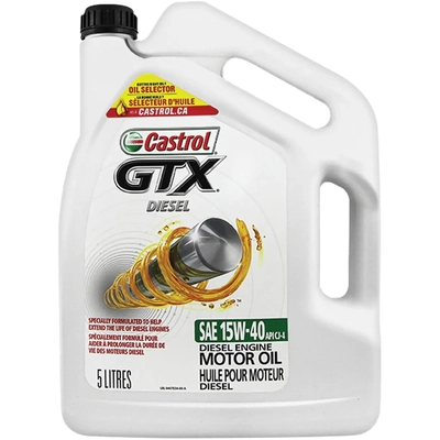 CASTROL Engine Oil GTX Diesel 15W40 , 5L (Pack of 3) - 040763A pa1