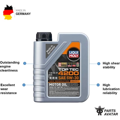 5W30 TOP TEC 4200 1L - Liqui Moly Synthetic Huile moteur 2004 pa2