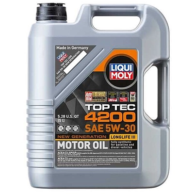 Liqui Moly Synthetic Engine Oil 2011 - 5W30 TOP TEC 4200 5L pa1