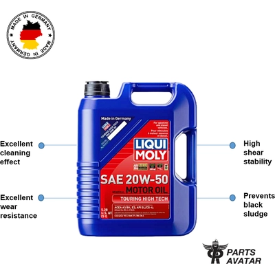 20W-50 Touring High Tech 5L- Liqui Moly Synthetic Engine Oil 20114 pa2