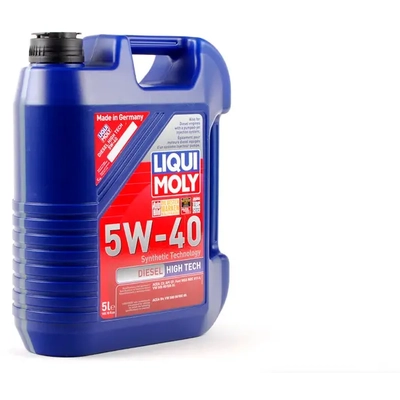 5W40 Diesel High Tech  5L- Liqui Moly Synthetic Engine Oil 2022 pa1