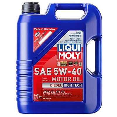 5W40 Diesel High Tech  5L- Liqui Moly Synthetic Engine Oil 2022 pa3