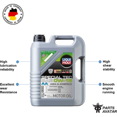 0W16 Special Tec AA 5L - Liqui Moly Synthetic Engine Oil 20328 pa2