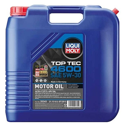 5W-30 Top Tec 4600 20L - Liqui Moly Synthetic Engine Oil 20345 pa1