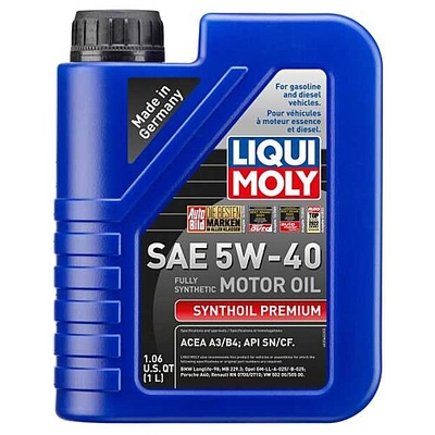 5W40 Synthoil Premium 1L - Liqui Moly Synthetic Engine Oil 2040 pa1