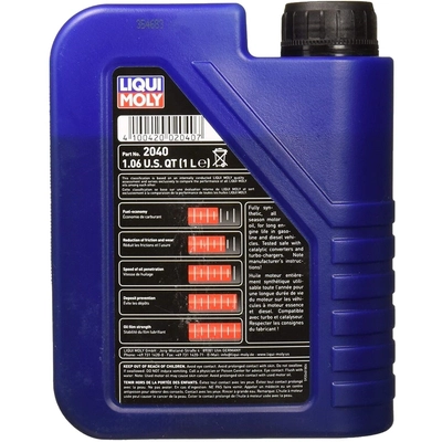 5W40 Synthoil Premium 1L - Liqui Moly Synthetic Huile moteur 2040 pa3