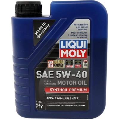 5W40 Synthoil Premium 1L - Liqui Moly Synthetic Engine Oil 2040 pa4