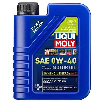 0W40  Synthoil Energy A40  1L -  Liqui Moly  Synthetic Engine Oil  2049 pa4