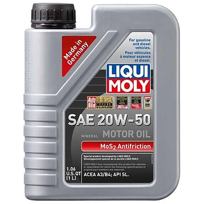 20W-50 MoS2 Antifriction 1L- Liqui Moly Synthetic Engine Oil 22070 pa4