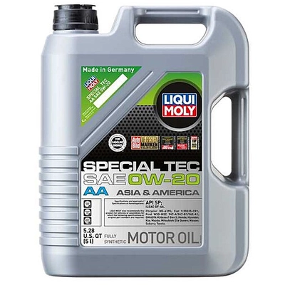 Liqui Moly Synthetic Engine Oil - 2208 - 0W20 Special Tec AA 5L pa3