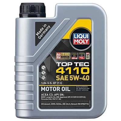 5W40 Top Tec 4110 Huile moteur 1L - Liqui Moly 22120  (Pack Of 6) pa1