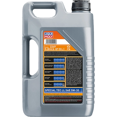 Liqui Moly - 2249 - Synthetic Engine Oil 5W30 Special Tec LL,5L pa3