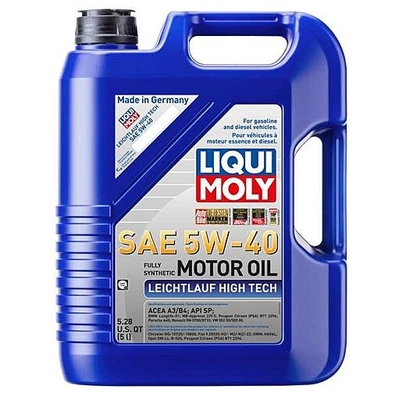 LIQUI MOLY - 2332 - 5W40 Leichtlauf High Tech 5L - Liqui Moly Synthetic Engine Oil pa1