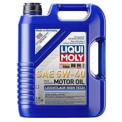 5W40 Leichtlauf High Tech 5L - Liqui Moly Synthetic Engine Oil 2332 ( Pack Of 4 ) pa49
