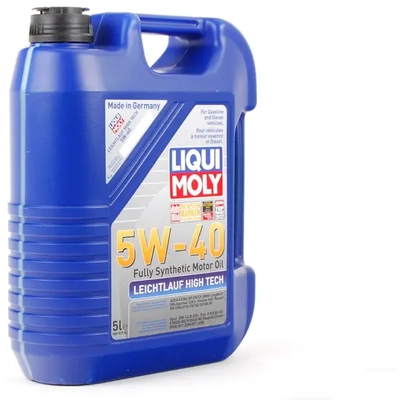 5W40 Leichtlauf High Tech 5L - Liqui Moly Synthetic Engine Oil 2332 ( Pack Of 4 ) pa50