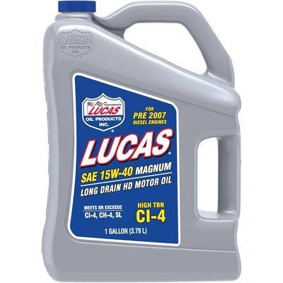 Lucas Oil - 10076 - SAE 15W-40 Magnum High TBN CI-4 Oil - 1 Gallon pa2
