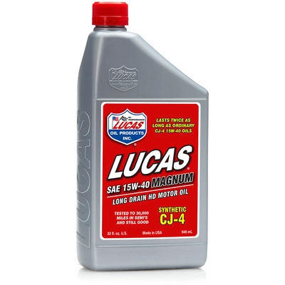 Lucas Oil - 10298 - Magnum CJ-4 Oil - Synthetic SAE 15W-40 - 1 Quart pa1