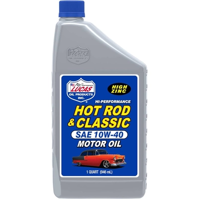 Lucas Oil - 10688 - Hot Rod & Classic Car Motor Oil - SAE 10W-40 - 1 Quart pa1