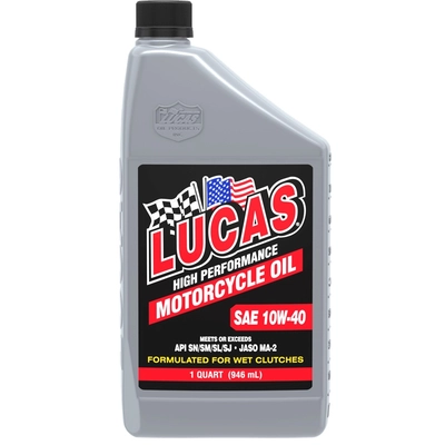 Lucas Oil - 10700 - High Performance Conventional Motorcycle Oils - SAE 20W-50 - 1 Quart pa1