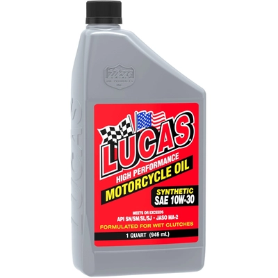 Lucas Oil - 10702 - High Performance Synthetic Motorcycle Oils - Synthetic SAE 20W-50 - 1 Quart pa1