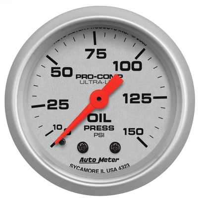 Engine Oil Pressure Gauge by AUTO METER - 4323 pa1