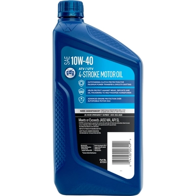 VALVOLINE - 817263 - Engine Oil (Pack of 6) - ‎10W-40 pa3