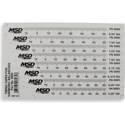 Engine Timing Tape by MSD IGNITION - 8985 pa2