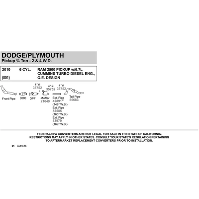 WALKER USA - 35752 - Exhaust Clamp pa8