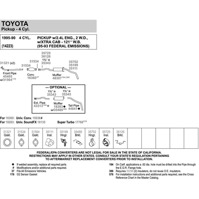 WALKER USA - 31321 - Exhaust Gasket pa6