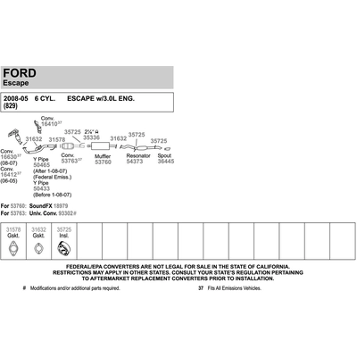 Exhaust Manifold And Converter Assembly by WALKER - 16412 pa5