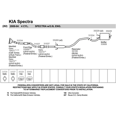 Exhaust Manifold And Converter Assembly by WALKER - 16621 pa4