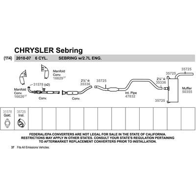 Exhaust Manifold And Converter Assembly by WALKER - 16626 pa5