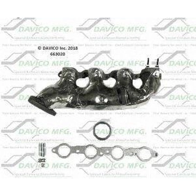 Exhaust Manifold by DAVICO - 663020 pa1
