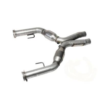 BBK PERFORMANCE PARTS - 16431 - Aluminized Steel Short Mid-X-Pipe with Catalytic Converters pa4