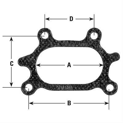 Joint de bride de tuyau d'échappement by AP EXHAUST - 8480 pa1