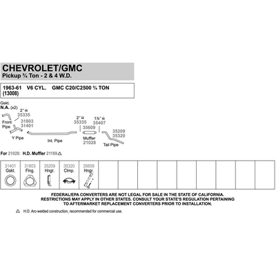 Exhaust Pipe Flange Gasket by WALKER USA - 31401 pa2