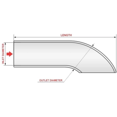 Exhaust Pipe by FLOWMASTER - T3030 pa3