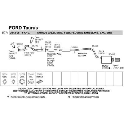 Exhaust Pipe by WALKER USA - 50475 pa4