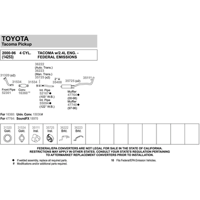 Exhaust Pipe by WALKER USA - 52301 pa5