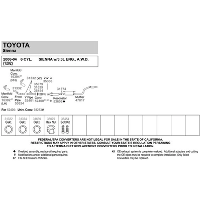 WALKER USA - 53624 - Exhaust Pipe pa3