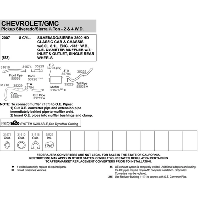 WALKER USA - 53727 - Exhaust Pipe pa5