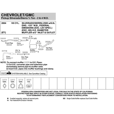 Exhaust Pipe by WALKER USA - 55334 pa8